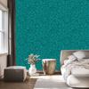 Glitter wallpaper, turquoise background, turquoise center for living room and bedroom 50x1000
