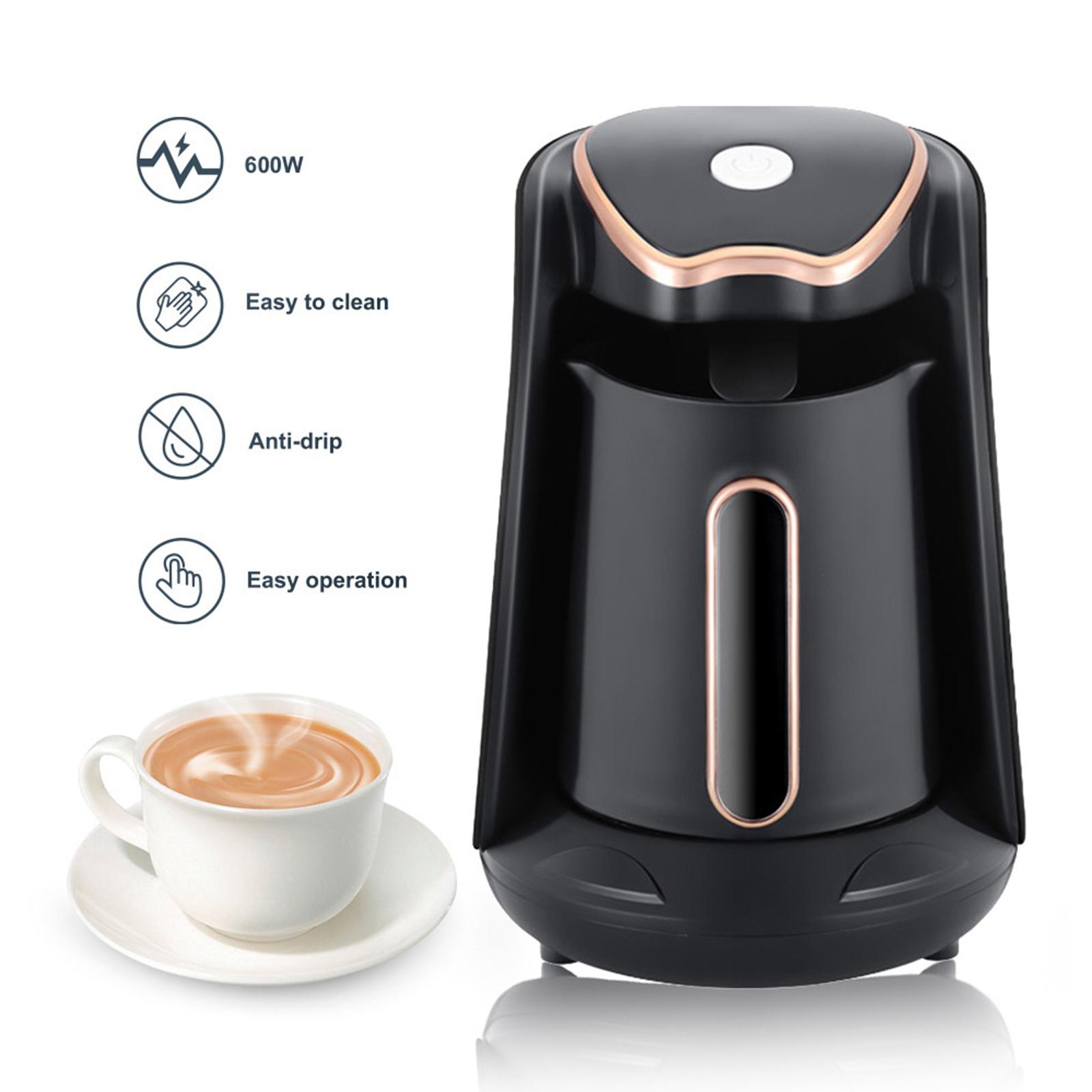 250ML Electric Turkish Greek Coffee Maker 600W Automatic Turkish Coffee Maker Electric Turkish Coffee Pot for Coffee Tea & Milk China Mainland