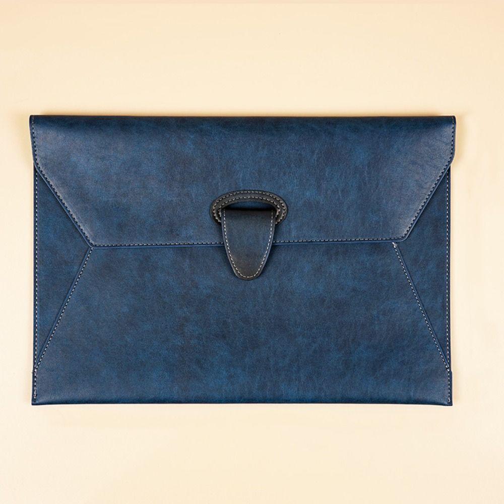 Leather Data File Bag Waterproof Business Document Bag A4 File Bag Storage Bag  Material