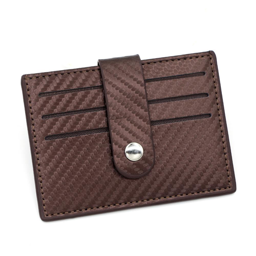1PC Thin Card Bag Fashionable Business Multi-card Position Neutral Card Clip Pu Change Bag Fashionable Card Bag