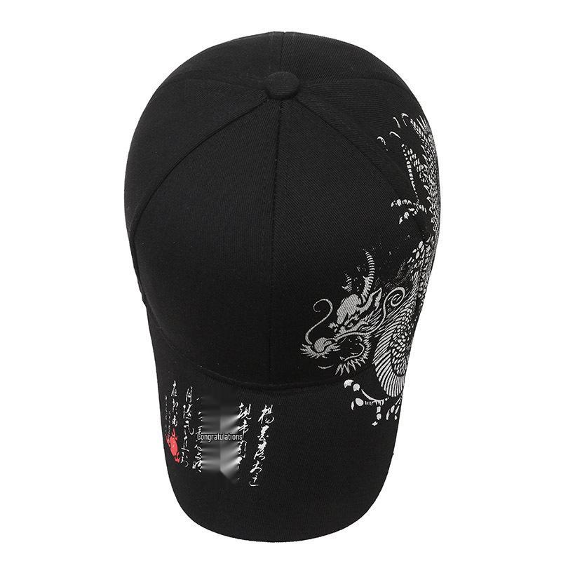 Unisex Spring/Autumn Dragon Art Baseball Cap - Chinese Style