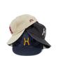 HELLO SUNRISE H Logo Cotton Relaxed Fit 6Panel Cap_Beige