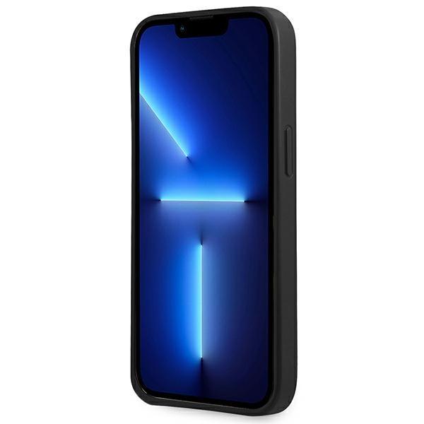 Guess Guhcp13Spsatlk Iphone 13 Mini 5,4 Czarny/Black Hardcase Saffianotriangle Logo