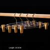 5pcs Clothes Hanger Man Women Kids Hanger Closet Clear Wardrobe Transparent Acrylic Pants Rack for Shop Store