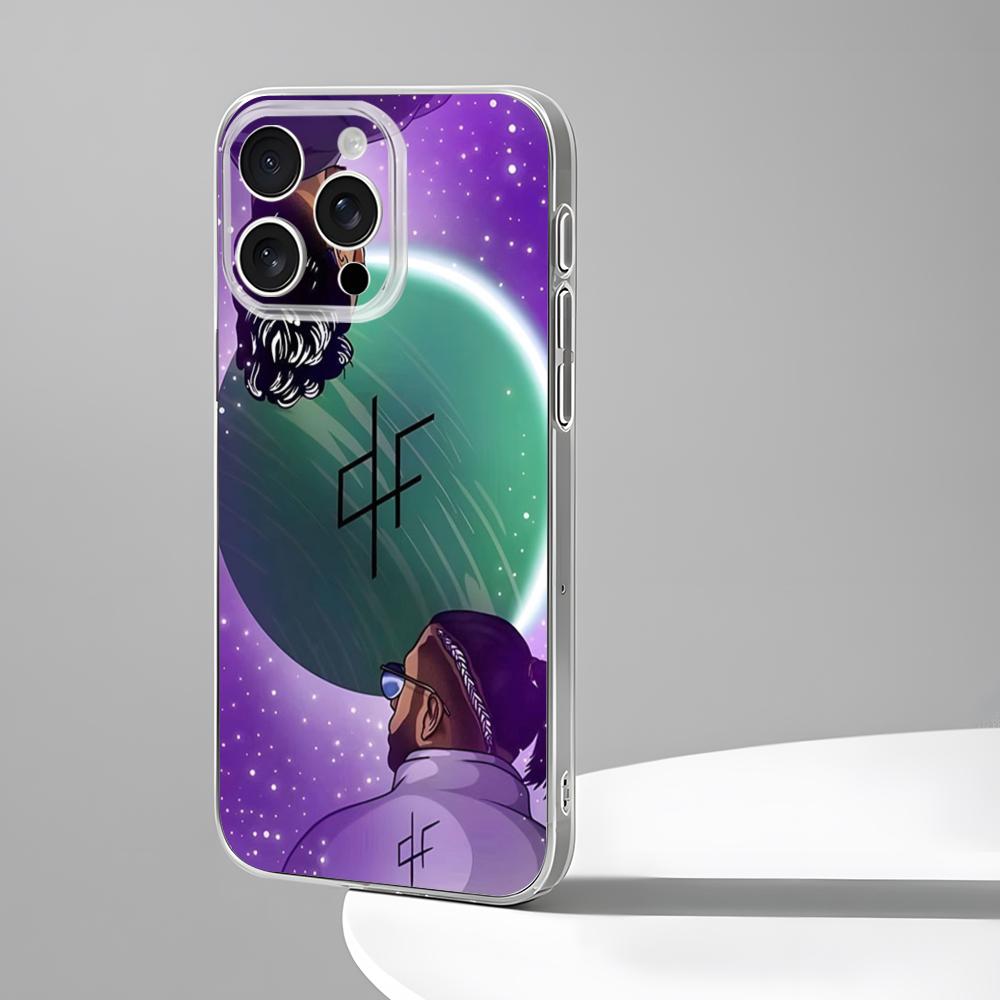 PNL QLF Rapper Singer Phone Case New For IPhone 16 15 14 12 13 11 Pro Max Mini X XR XS Plus Black Silicone Transparent Cover
