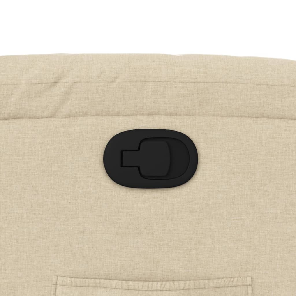 Recliner Chair with Lift Assist Cream Fabric