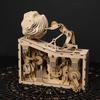 Sisyphus Handmade DIY Assembled Wooden Desktop Ornament