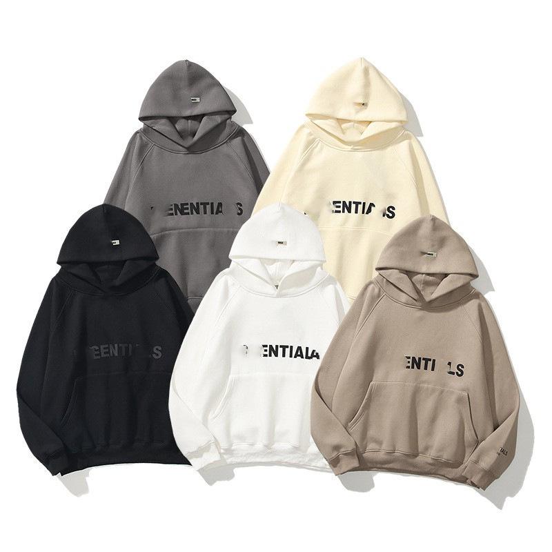 Reflective Raglan Double-Layer Fleece Hoodie for Men - Trendy Autumn/Winter Sweatshirt