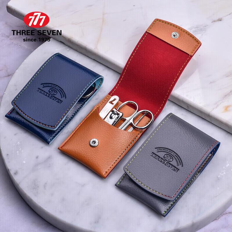 THREE SEVEN 4-teiliges Nagelknipser- & Pflegeset