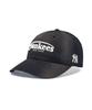 Emelbi Vintage Washed Curve Logo Unstructured Ball Cap Ny (Black)