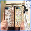 Durable Back Cover Phone Case For Itel A25/A35/A25 Pro Wrist Strap Lanyard Ring Kickstand Protective Shockproof Cartoon