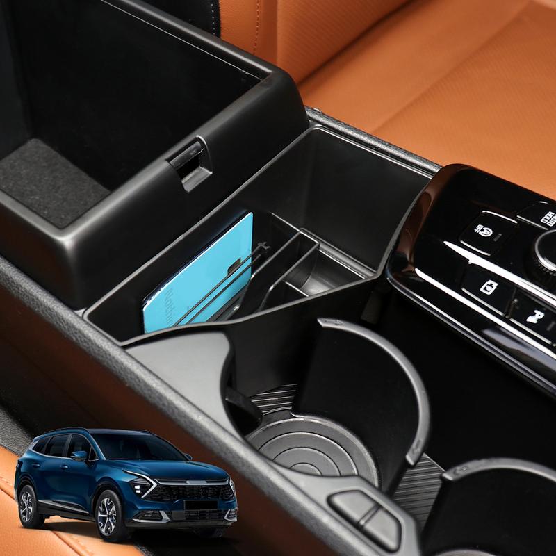For Kia Sportage NQ5 -2025 Car Central Console Storage Box Water Cup Storage Box Accessories LHD/RHD