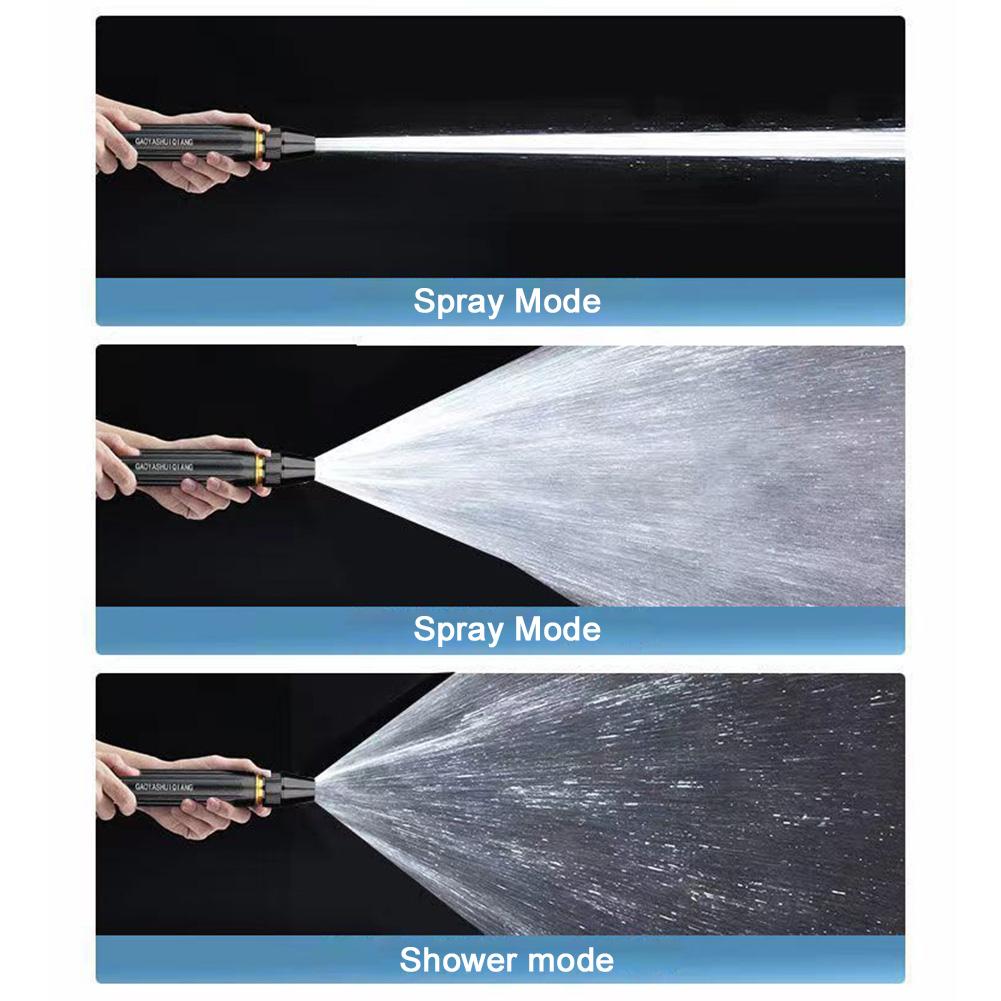 Pistol de pulverizare de înaltă presiune pentru spălat auto cu furtun de 10 m Pistol de apă de grădină Pulverizator de furtun de apă din metal multifuncțional pentru spălarea mașinilor