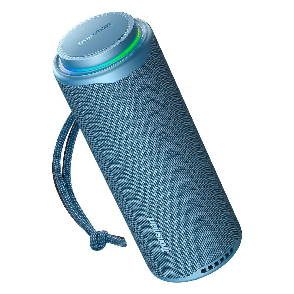 Boxă Bluetooth Tronsmart T8 40W, Sunet 360°, Rezistentă la apă IPX7, Autonomie 18 ore, Control APP EQ & Lumini, Asociere TWS, Portabilă pentru exterior
