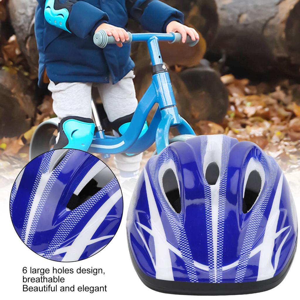 Professional Children Skateboarding Helmet Kid Skating Multi Sport Helmet(Blue )
