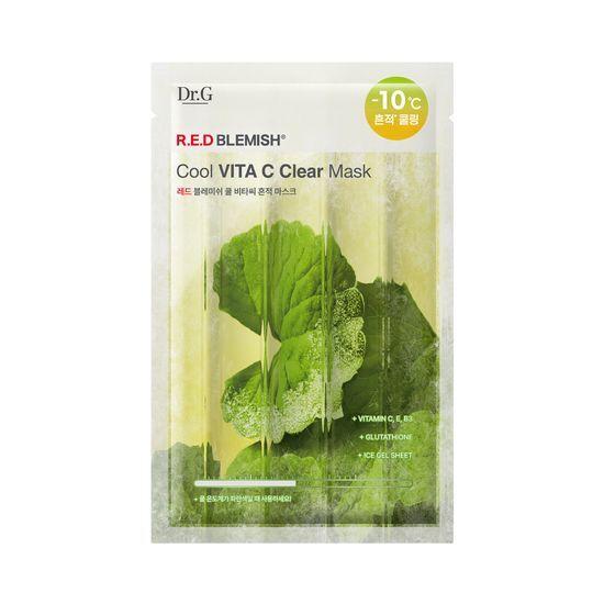 Dr.G Red Blemish Cool Mask 3 types in 1 sheet (soothing/scar reduction/elasticity)