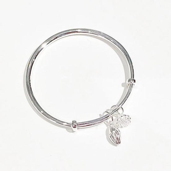 Brățară pentru femei, culoare argintie, reglabilă, delicată, dulce, nonalergică, cadou electroplating Lotus Seedpod, farmec, brățară pentru fete, bijuterii de modă