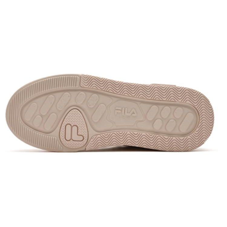 Fila Fusion Stack Fabric Synthetic Leather Tpu Comfortable Versatile Low-Top Sneakers Women sneakers Pink Brown T12W342208FPP