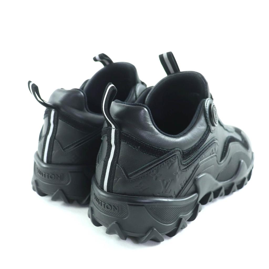 Pristine LOUIS VUITTON Sneakers Lash Line Black Leather Women 37 Used
