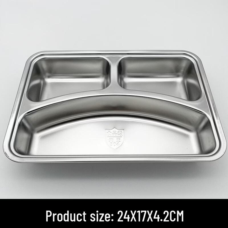 777 Stainless Steel Divided Lunch Tray