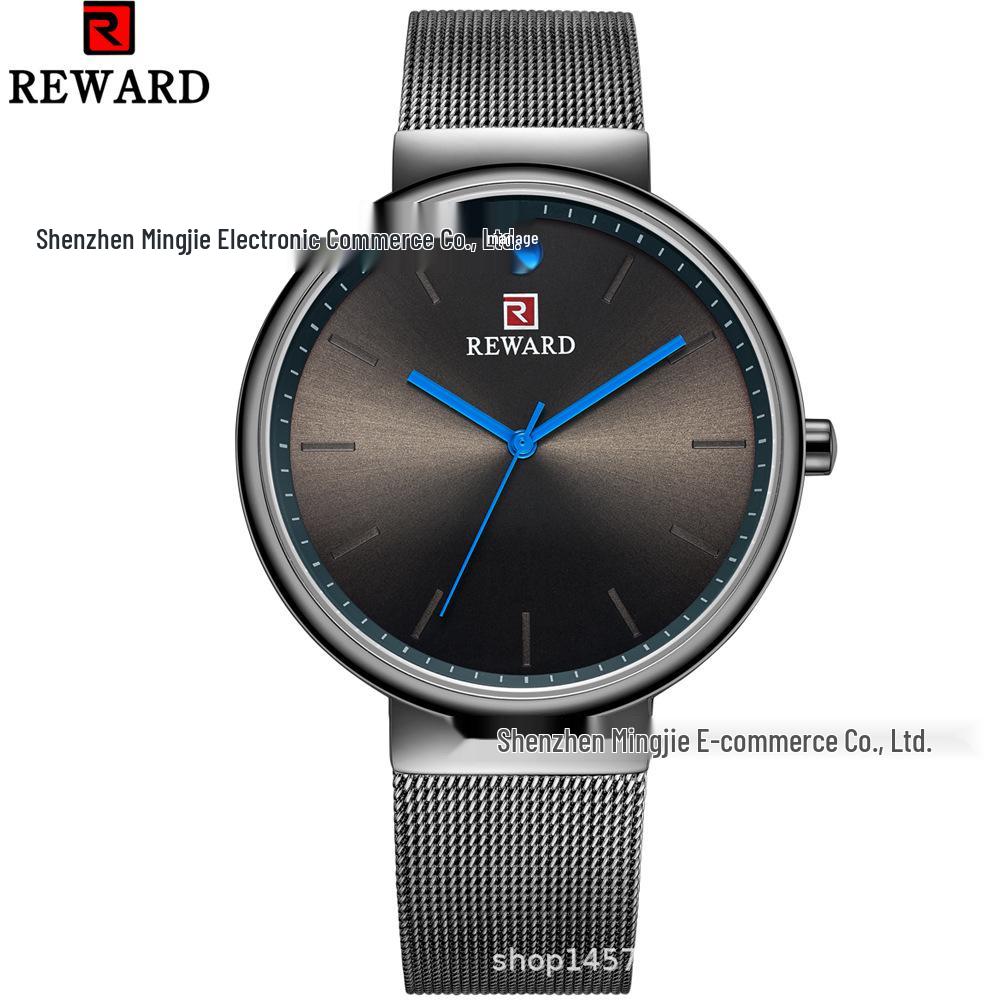 REWARD Ultra-thin Men's Waterproof Quartz Mesh Band Watch 63062M