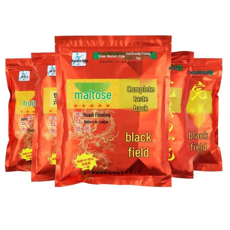 Western-Style Black Pit Carp Bait – Original Pond Fruit & Potato Flavor All-Kill Groundbait