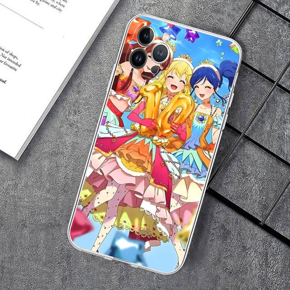 Anime A-aikatsu Phone Case For IPhone 16 15 14 11 12 13 Mini Pro XS Max Cover 6 7 8 Plus X Funda Shell