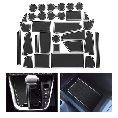 For Toyota Noah Voxy 90 Series Anti-Slip Gate Slot Cup Mat Door Groove Pad Car Interior Accessories