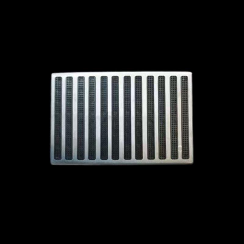 Podložka pod pedál auta Univerzální Auto Auto Podlahová Koberec Podložka Záplata Protiskluzová Ocelová Deska 23.5X16Cm Pro Autokoberce s Hedvábným Kruhem