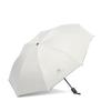 Automatic Umbrella for Men Women Dualuse Foldable Rain Sun Umbrella with Black Coating for Sun