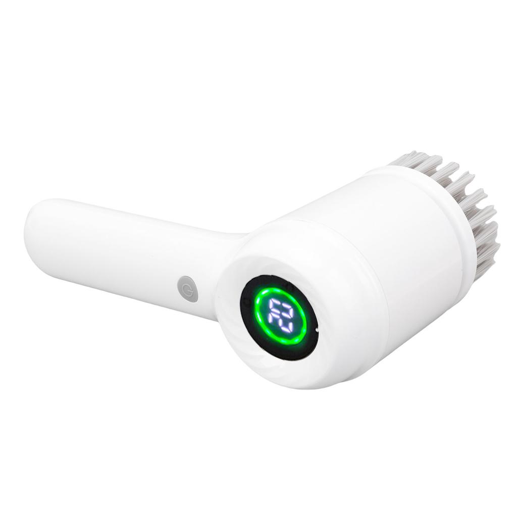Electric Rotary Scrubber Multifunctional LED Display IPX7 Rain Proof Cordless Cleaning Brush Scrubber