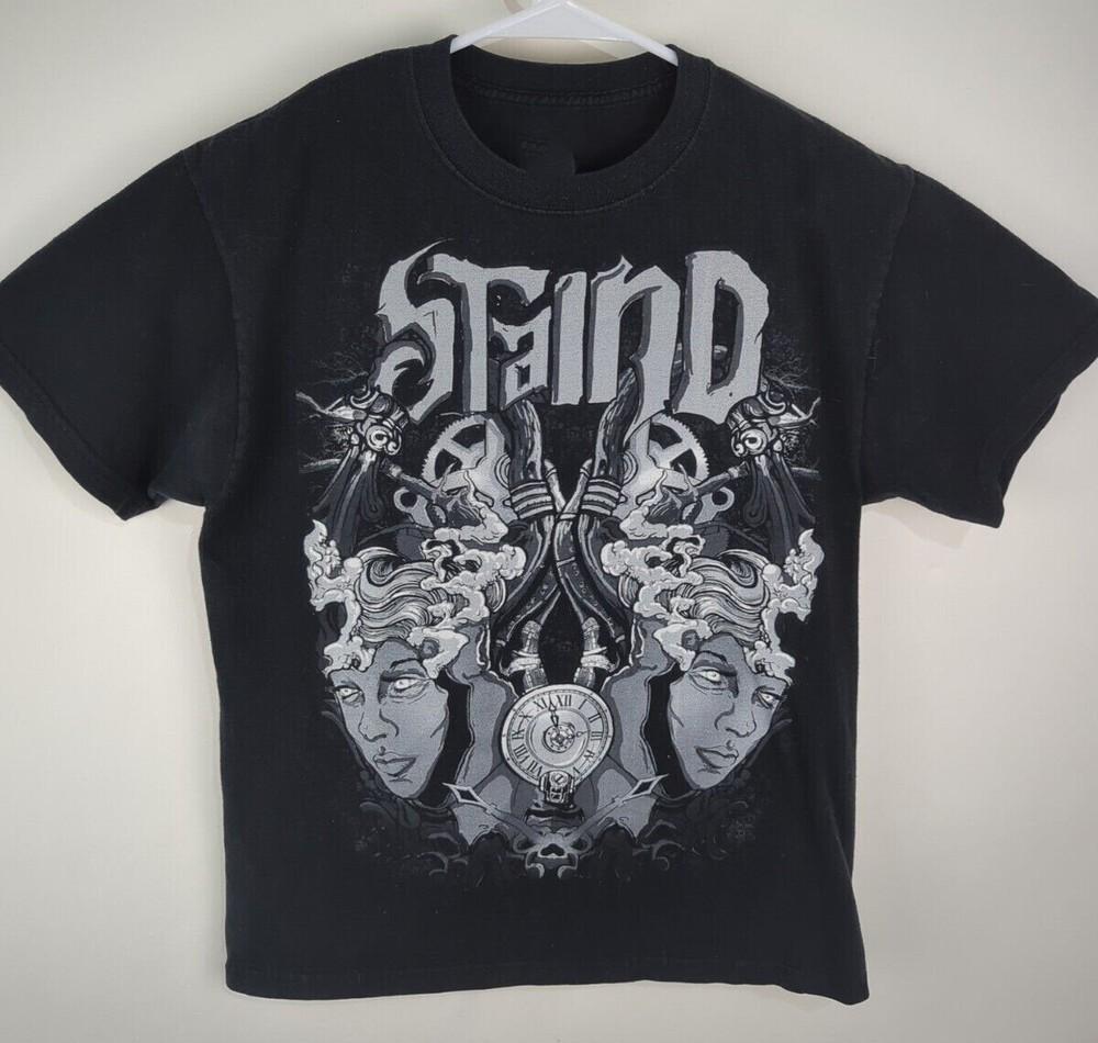Staind Band T-Shirt Classic Unisex Cotton Tee S5XL