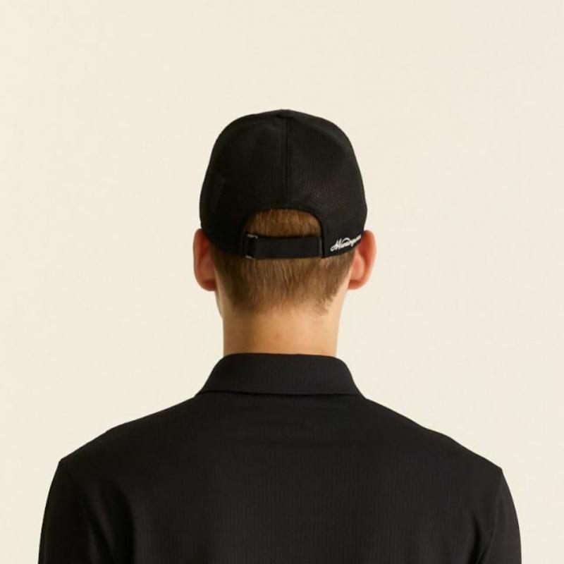MunSingwear Men S Penguin Logo meSh Cap Black Mq321mcp74