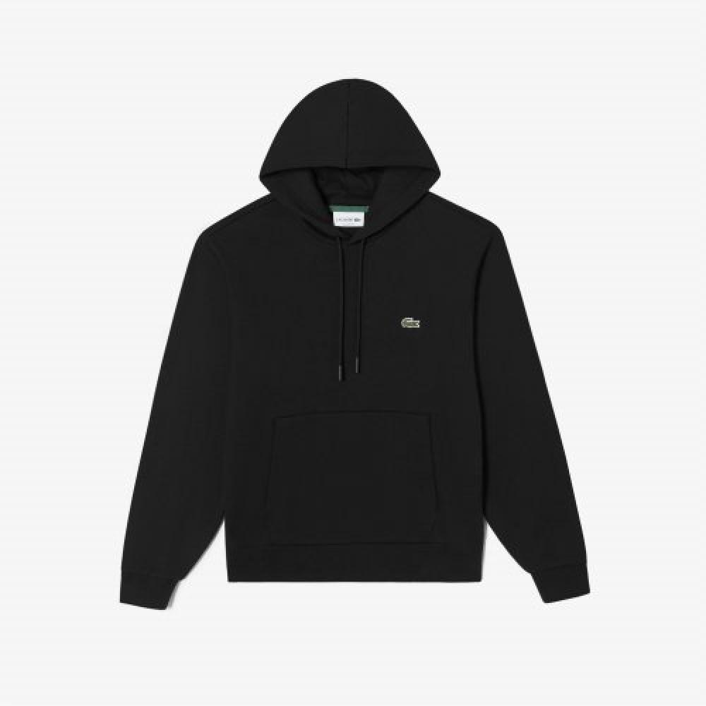 

LACOSTE Мужская базовая толстовка с капюшоном [черный]