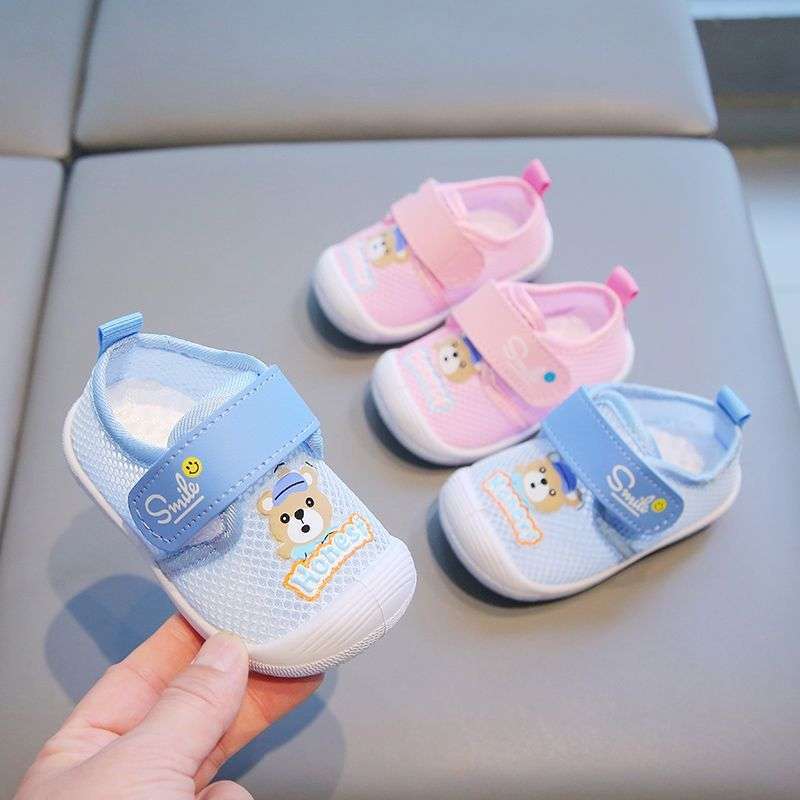 Summer baby new shoes girls soft sole 0-1-2 baby breathable single shoes shoes non-slip baby call shoes