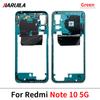 Tested For Xiaomi Redmi Note 10S 10 4G 5G Housing Middle Frame Case Middle Frame Bezel Plate Replacement Parts With Side Key