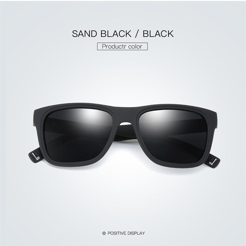 

Европейские и американские мужские и женские модные красочные поляризованные солнцезащитные очки для отдыха, спорта и вождения чёрный