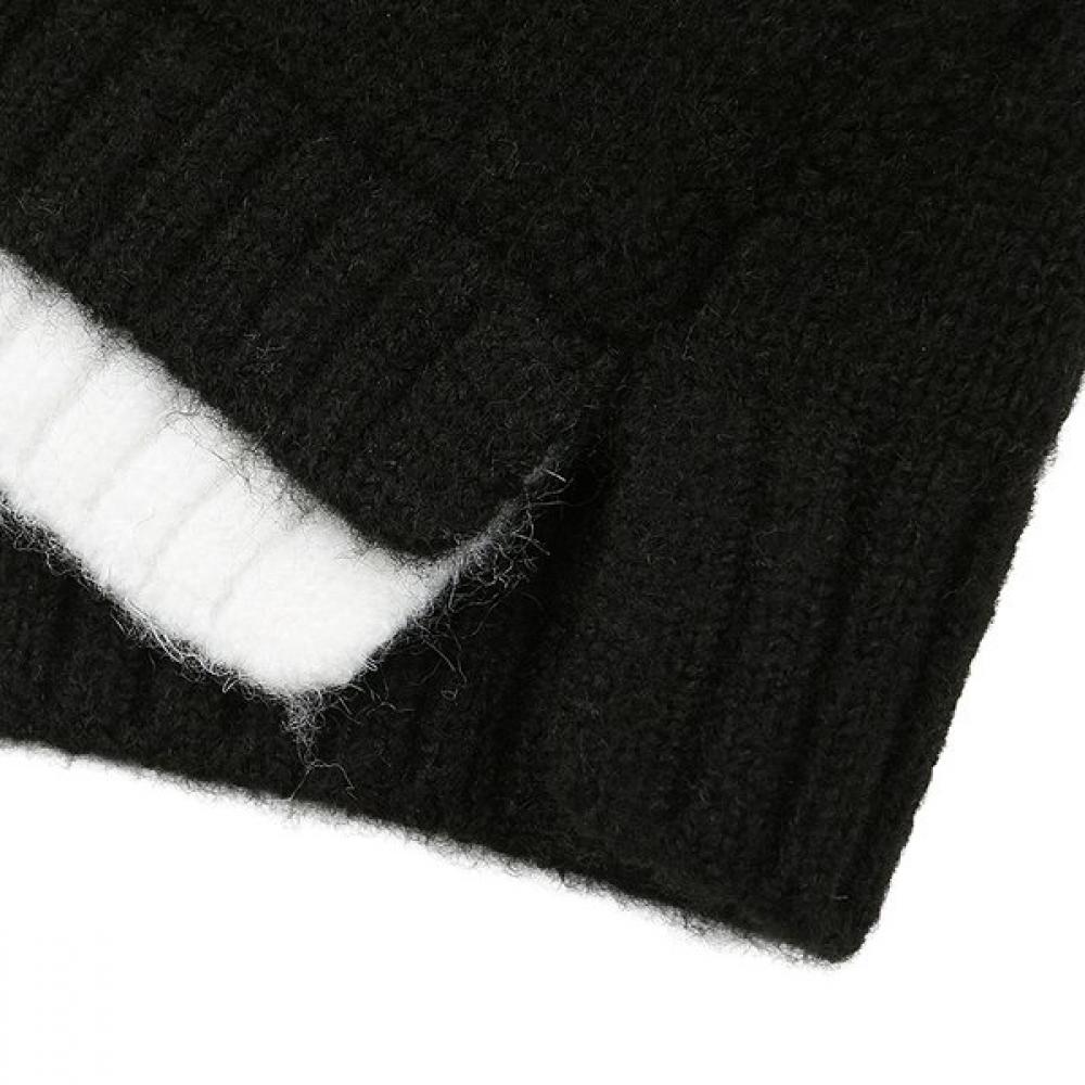 Tiffany Black Layered Cardigan Black T55kaw011