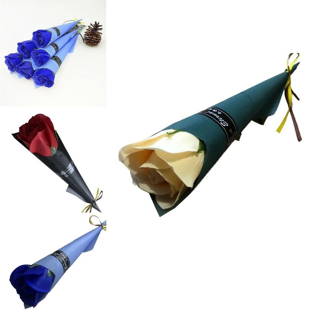 Exquisite Künstliche Rosen Seifenblume Ewiger Einzelstrauß Für Heim- Und Hochzeitsdeko