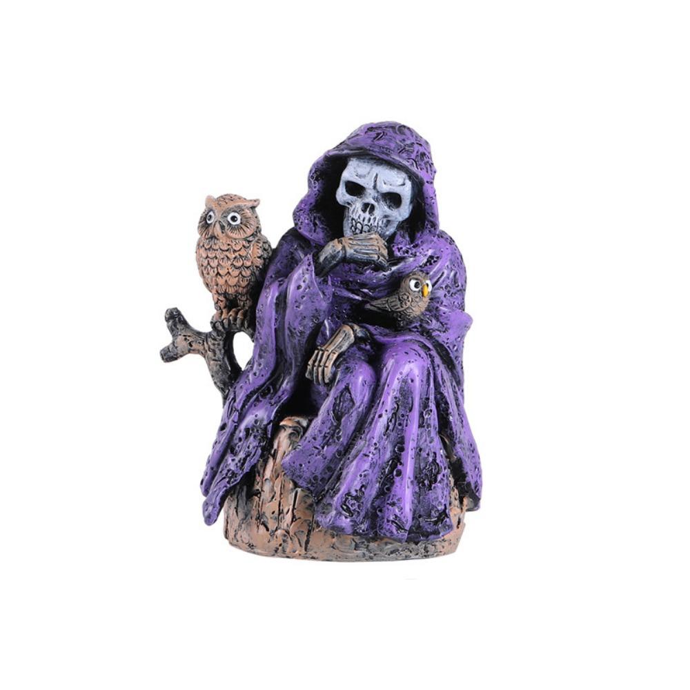 Spooky Halloween Small Ornaments Skeleton Resin Festival Ornaments  Easter Decor