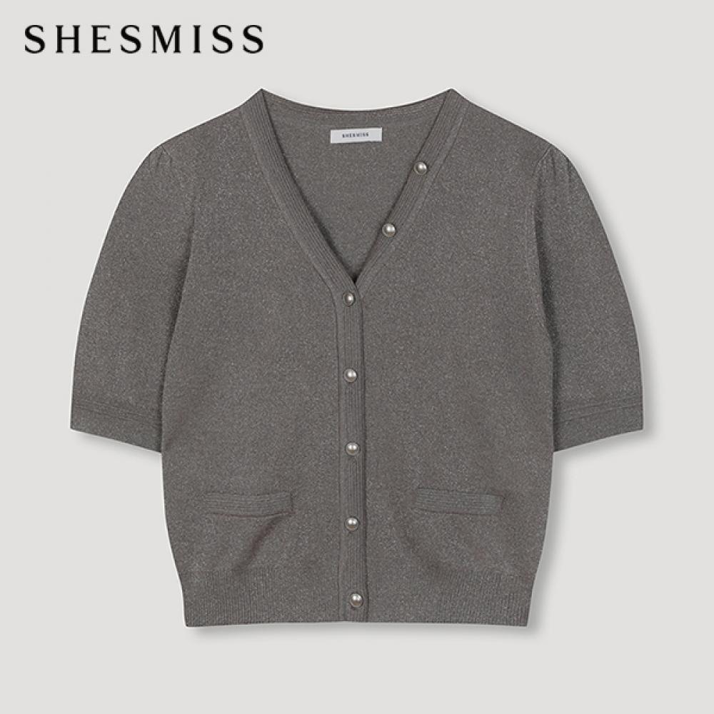 

She S miSS Glitter Knit Cardigan SSkcdn22530 Se sepia/55