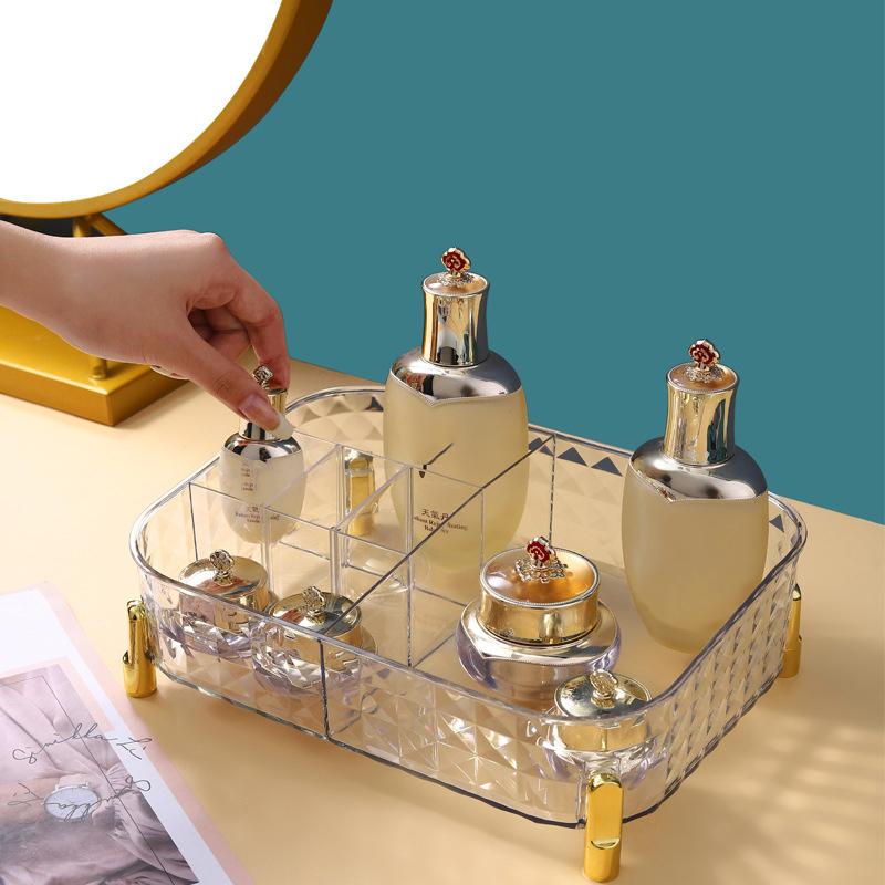 New Luxury Makeup Organizer Cosmetics Storage Box Drawers Case Jewelry Container Desktop Sundries Organizer Lipstick Holder