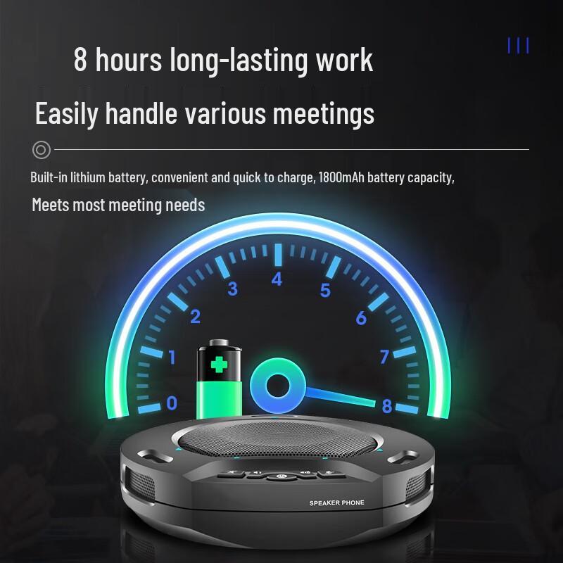 Hikvision DS-65VA300W Wireless USB Omnidirectional Conference Microphone (CN version)
