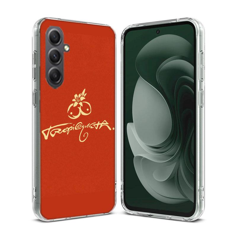 K-Karol G Tropicoqueta Phone Case for Samsung A16 A26 A36 A56 A17 A37 A57 A07 A06 A02S A03 A04S A05S Galaxy Note 20 10 A50S A71