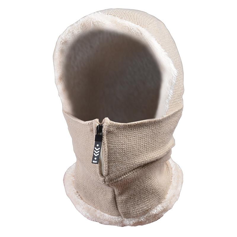 Knitted Hat Women Winter Warmth Windproof Earflap Beanie For Outdoor Activities