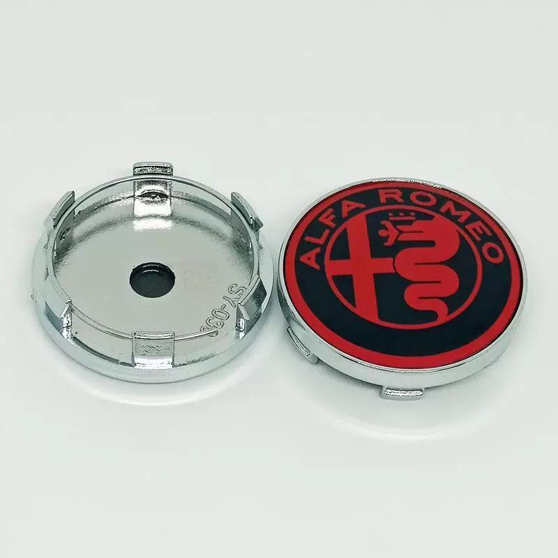 Für Alfa Romeo 4 Stück Auto Radnabenkappen Abdeckung Für Alfa Romeo Giulia Stelvio Giulietta 156 159 147 Mito Tonale Brera Disco