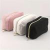 Large Corduroy Pencil Case High Capacity Pen Pouches Travel Makeup Bag Pen Organizers Storage Bag for Student Women Girl