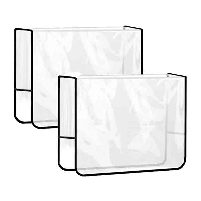 1/2pcs Salon Chair Back Cover Clear PVC Salon Chair Cover Protectors Hair Styling Accessories Suitable for Most Standard Chairs