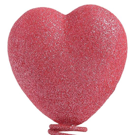 Liebesherz Weihnachtsbaumspitze Dekoration Wiederverwendbar 3D Feder Glitzer Herz Weihnachtsbaumspitze Ornament Winter Feiertag Partyzubehör