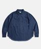 ESPIONAGE Denim Western Shirt Mid Indigo